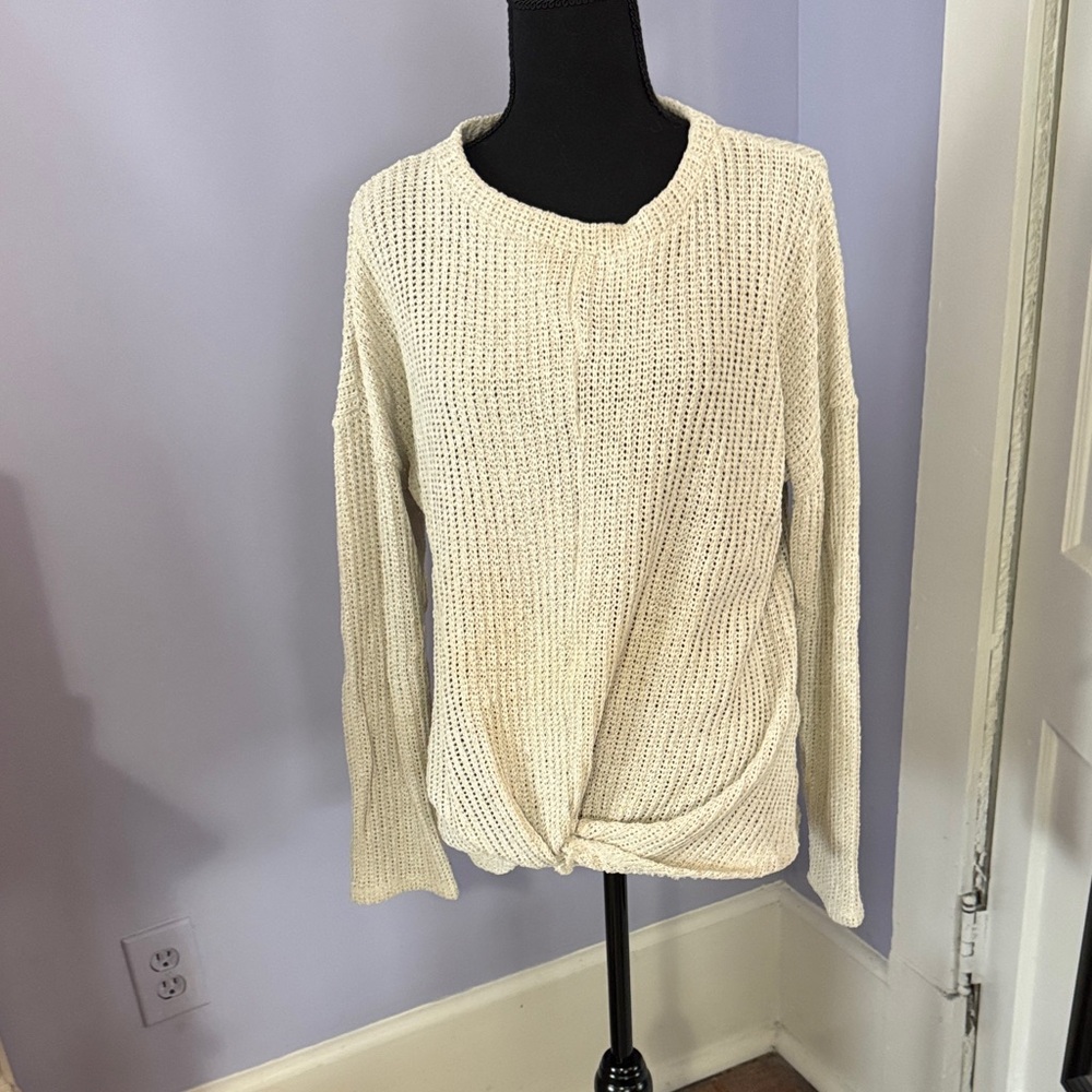 Cozy Cream Knit Sweater